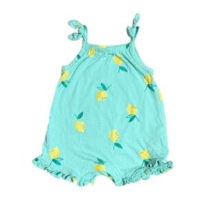 Old Navy Baby Girl Lemon Romper Size 3-6 Months